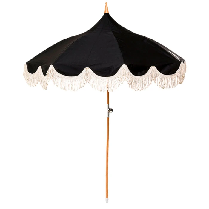 Parasoll Temple Black Ø200 cm