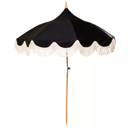 Parasoll Temple Black Ø200 cm