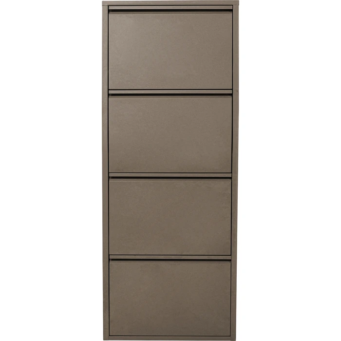 Skoskåp taupe 4 lådor