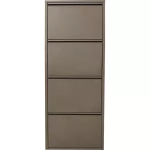Skoskåp taupe 4 lådor