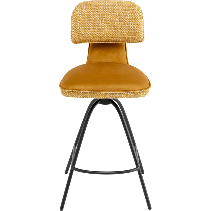 Barstol Helli gul, mått 73 cm, i huvudvy