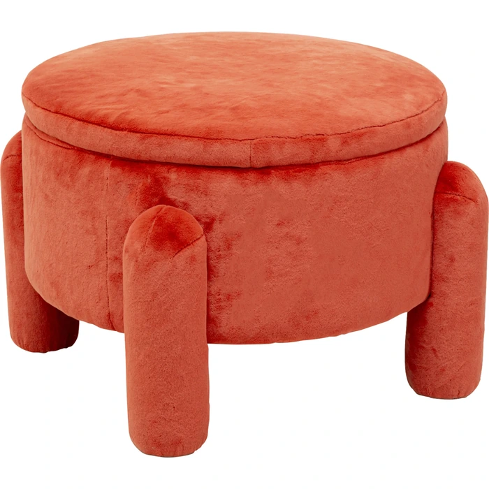 Sittpuff Storage orange, Ø54 cm