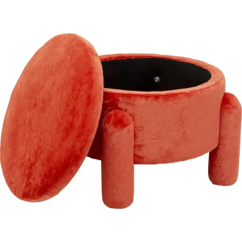 Sittpuff Storage orange, Ø54 cm