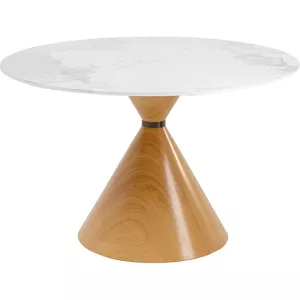 Matbord Cono keramik/ek Ø120 cm