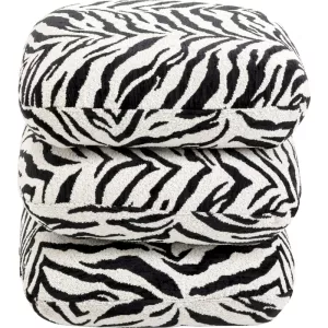 Sittpuff Pepino Tiger svart, 45 x 45 cm