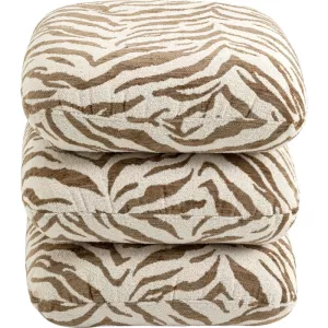 Sittpuff Pepino Tiger brun, 45 x 45 cm