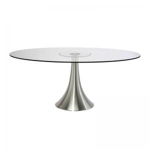 Matbord Glas Possibilita ovalt