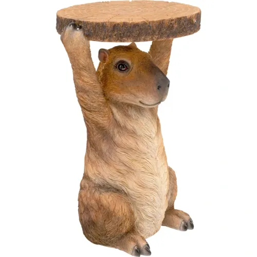 Sidobord Animal Capybara, Ø 34 cm