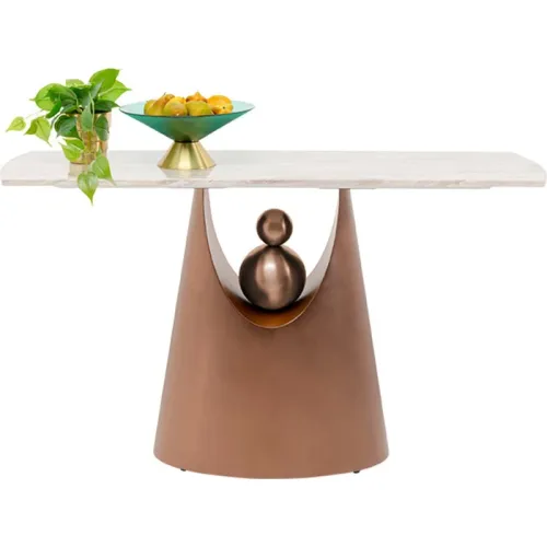 Konsolbord Geraldo marmor, 140 cm