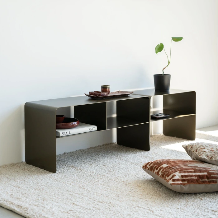 TV-bänk M Lounge brons, 90 x 44 cm