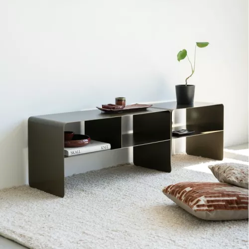 TV-bänk M Lounge brons, 90 x 44 cm