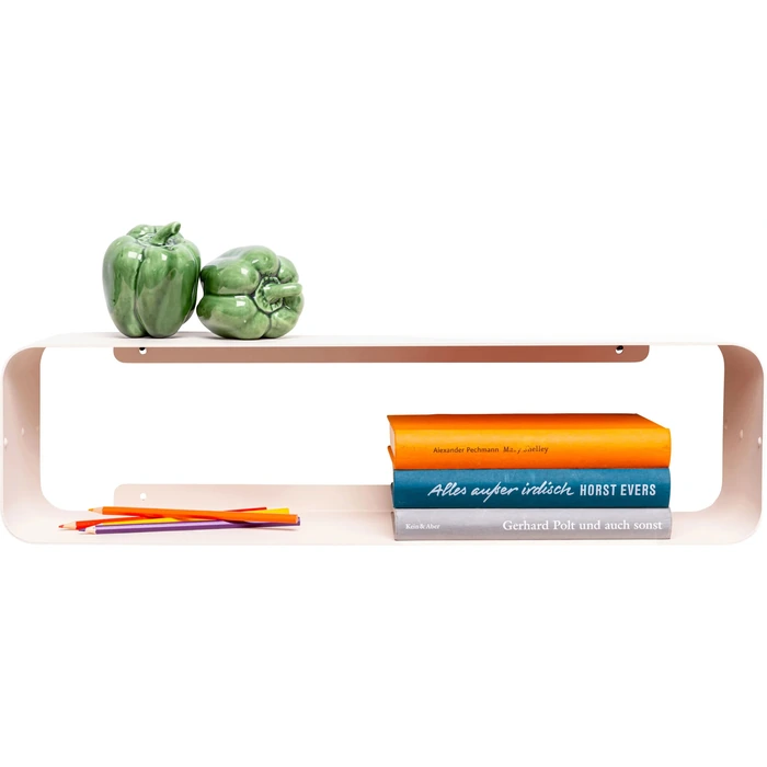 Vägghylla Lounge XS offwhite, sedd framifrån