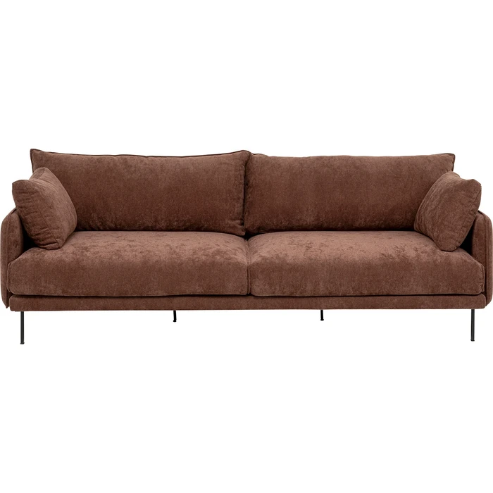 Soffa Edna espresso, 245 cm
