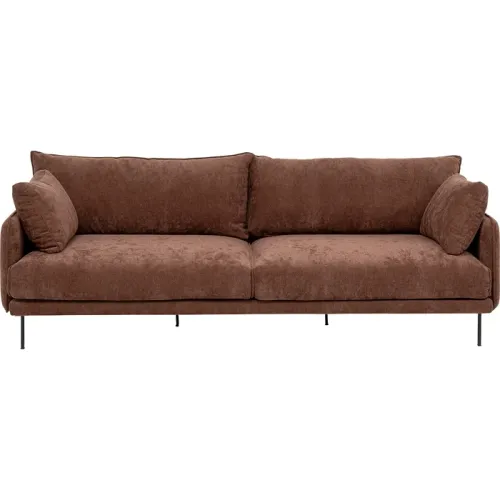 Soffa Edna espresso, 245 cm