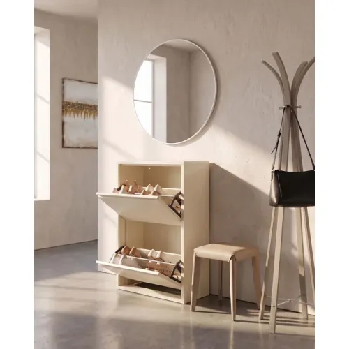 Skoskåp Caruso Double offwhite