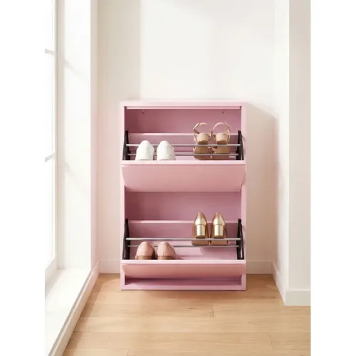 Skoskåp Caruso Double rosa