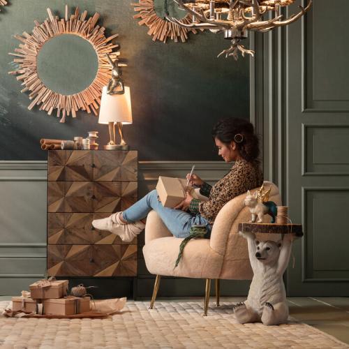 Litet sidobord Isbjörn