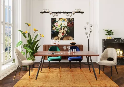 Stol Hudson Sammet - Greige