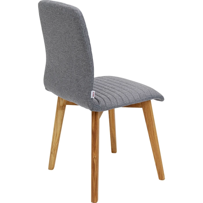 Stol Lara grå, mått 48 cm, sedd från höger sida