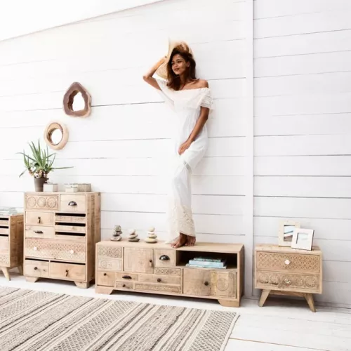 Sängbord Puro - 2 lådor