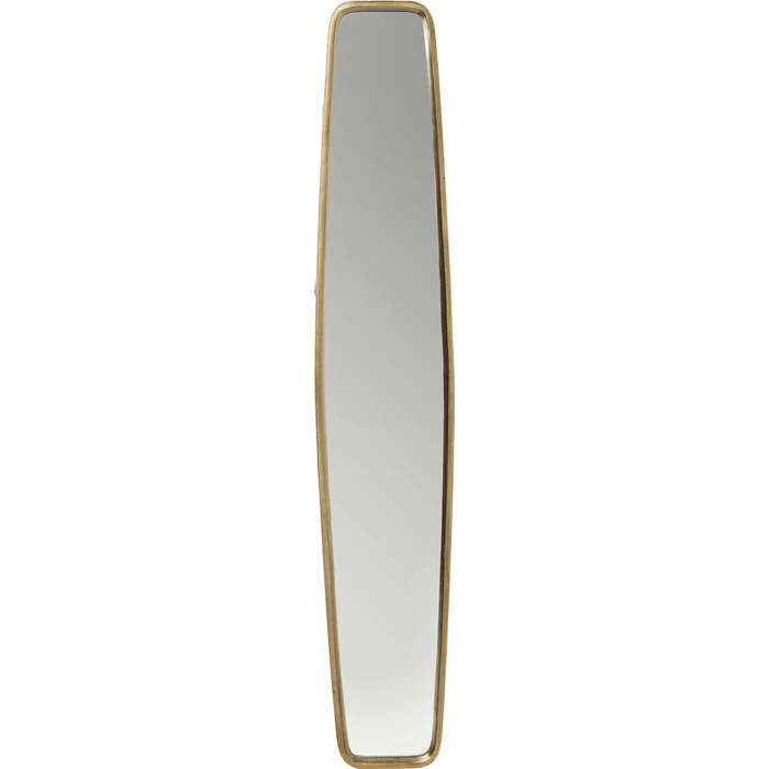 Väggspegel Clip Brass 32x177 cm