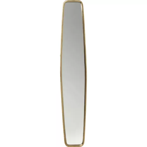 Väggspegel Clip Brass 32x177 cm