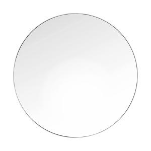 Rund Spegel Clean Svart, 100cm