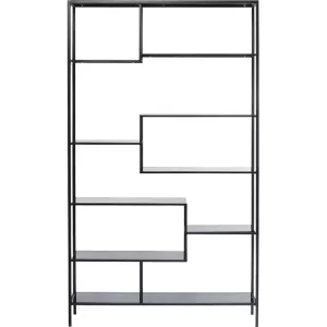 Hylla Loft svart 115x195 cm