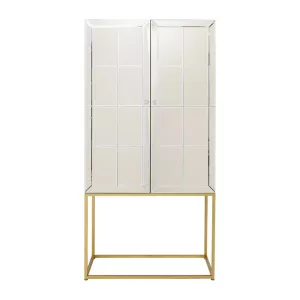 Barskåp Deluxe - Spegelglas Champagne