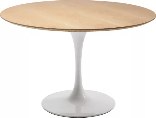 Matbord Invitation runt ek/vit Ø120 cm