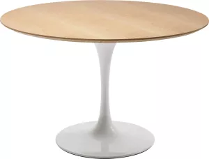 Matbord Invitation runt ek/vit Ø120 cm