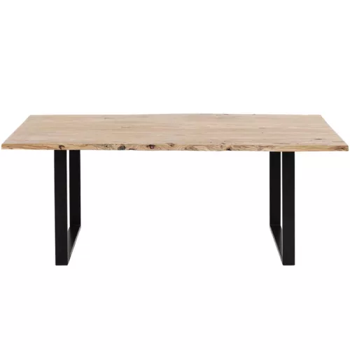 Matbord Harmony Ljust Trä/Svart 160x80cm