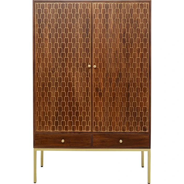 Garderob Muskat – Högskåp i Orientalisk Stil, 180x115cm