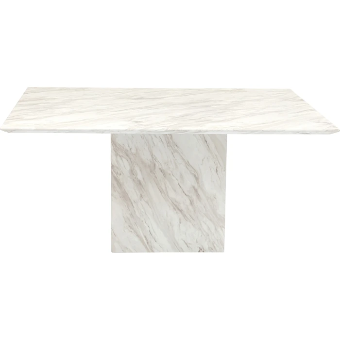 Matbord Skulptur – Beige marmor 160x90 cm