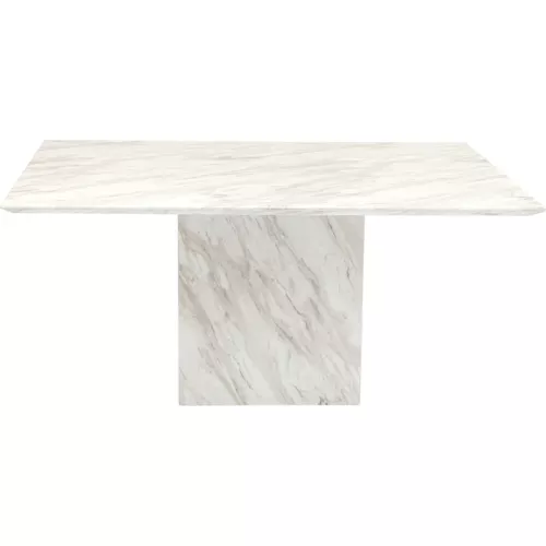 Matbord Skulptur – Beige marmor 160x90 cm