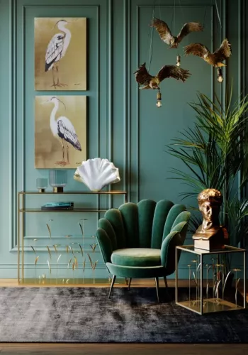 Konsolbord Gyllene Blomsteräng