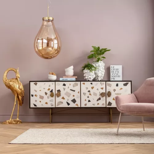 Sideboard Terra – Terrazzo, 183 cm
