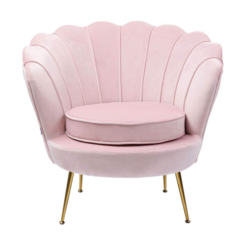 Vacker ljusrosa fåtölj