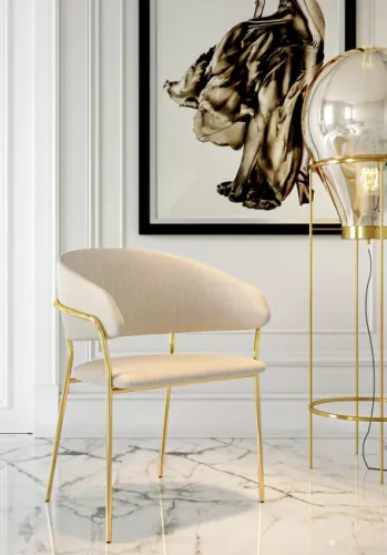 Stol Isabelle - Vit, 2-set