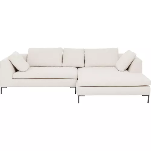 Hörnsoffa Gianni creme höger 290 × 167 cm, Offwhite, mått 167 cm, huvudbild