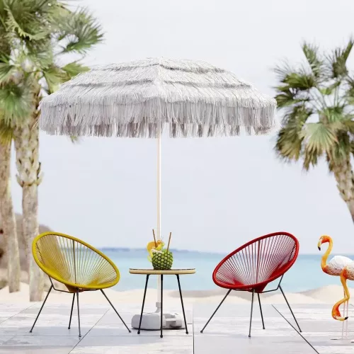 Parasollfot Hawaii, Vit