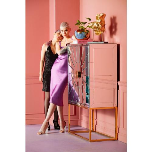 Barskåp Elizabeth Spegelglas