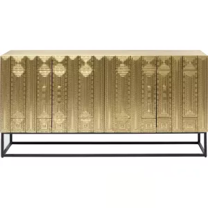Sideboard Marrakesh Guld – 4 Dörrar, 160x80cm