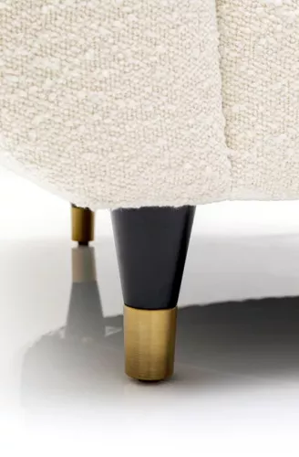 Fåtölj Audrey - Vit/Teddy