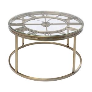 Sidobord Roman, Mässing Ø 76cm