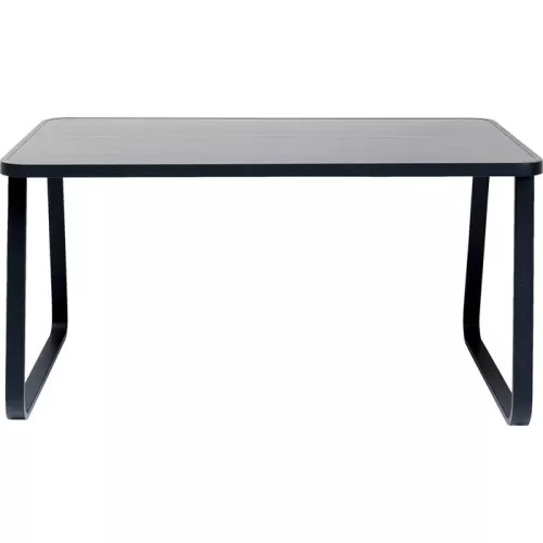 Utebord Santos marmorerad svart 143x83 cm