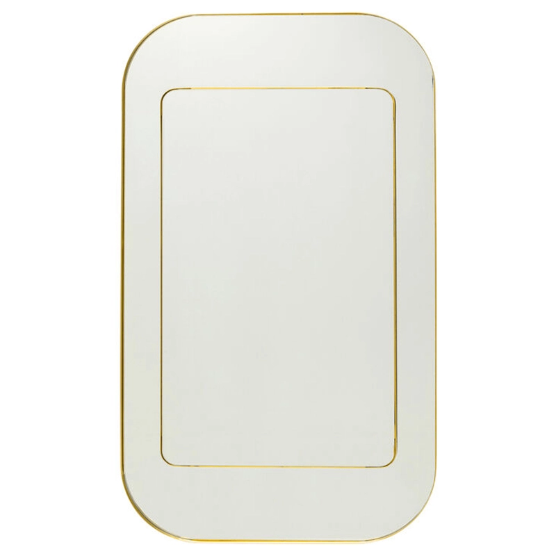 Spegel Dina - Mässing 140x80cm