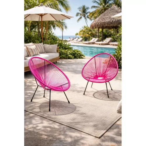 Loungestol Acapulco rosa