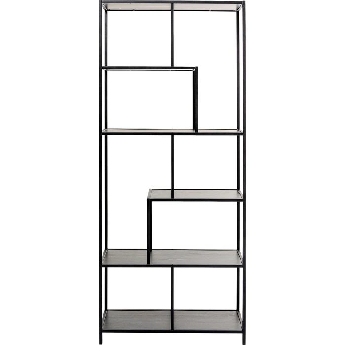 Hylla Loftie svart 77x185 cm