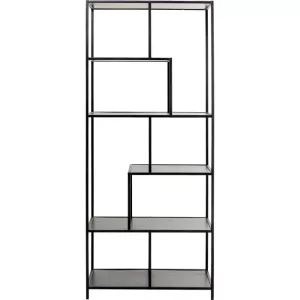 Hylla Loftie svart 77x185 cm